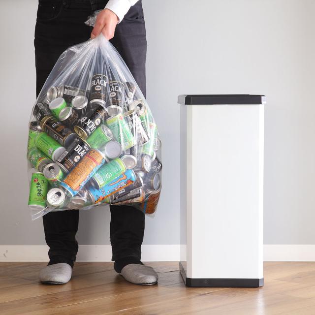 【法人限定】 屋内用ゴミ箱 業務用ダストボックス 37L Lサイズ 分別ターンボックス オフホワイト色 （ 屋内用 ゴミ箱 ごみ箱 屋内 分別 スチール製 分別ゴミ箱 業務用 分別用 分別ごみ箱 ）_15