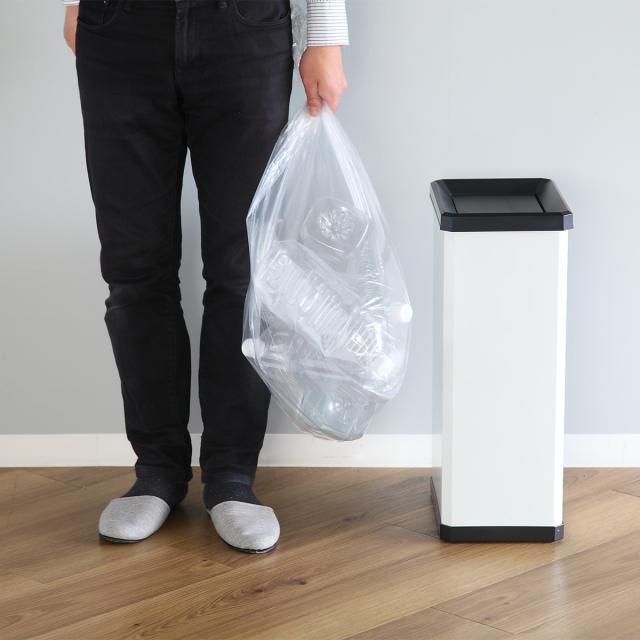 【法人限定】 屋内用ゴミ箱 業務用ダストボックス 37L Lサイズ 分別ターンボックス オフホワイト色 （ 屋内用 ゴミ箱 ごみ箱 屋内 分別 スチール製 分別ゴミ箱 業務用 分別用 分別ごみ箱 ）_16