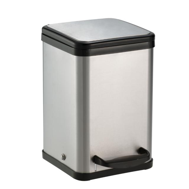 サニタリーボックス 業務用 14L ペダルボックス角型 （ 法人限定 トイレポット ペダル ゴミ箱 ペダル式 男性用 女性用 トイレ 汚物入れ サニタリーポット トイレ用ゴミ箱 ごみ箱 ダストボックス トイレ用 ステンレス ）