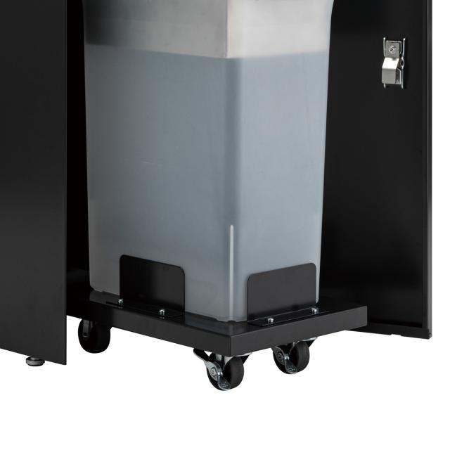 飲み残し回収ボックスFT 22L （ 法人限定 飲み残し回収ボックス 氷 飲料 回収 ボックス 窓なし 窓無し 見えない スリム 約 20L 20リットル キャスター付き 日本製 ）_7