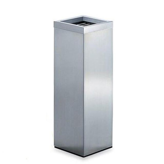 灰皿 2.6L 業務用 屋内用 角型 ステンレス灰皿SK-020 （ 法人限定 スタンド灰皿 タバコ たばこ 煙草 吸い殻 吸い殻入れ すいがら入れ 屋内用灰皿 喫煙室 喫煙所 店舗 店 飲食店 カフェ 会社 オフィス ）の通販は 85,580円