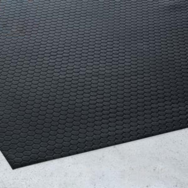 【法人限定】 すべり止めマット 業務用 91.5cm幅×20m リサイクル長マットコインブラック （ ノンスリップ 塩ビシート 床 すべり止め マット 滑り止め 防音 塩ビマット 滑り止めマット 防滑 作業場 安全用品 業務マット ）