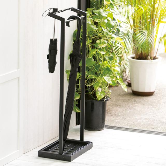 傘立て 14本用 傘かけ 折りたたみ傘対応 （ 法人限定 傘たて スリム