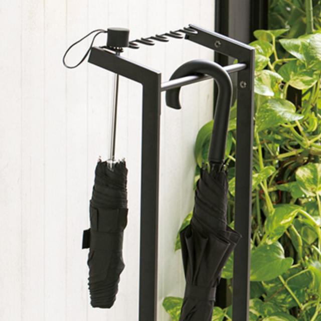 傘立て 14本用 傘かけ 折りたたみ傘対応 （ 法人限定 傘たて スリム