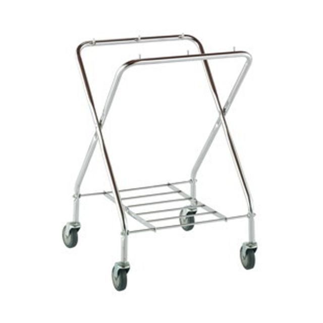 フレーム BMダストカー 本体 小 直径10cmキャスター （ 法人限定 台車 カート 132L用 折り畳み式 フレームのみ ゴミ箱 コンパクト 小型 業務用 ダストカート 運搬台車 スチール製 運搬 回収 ）