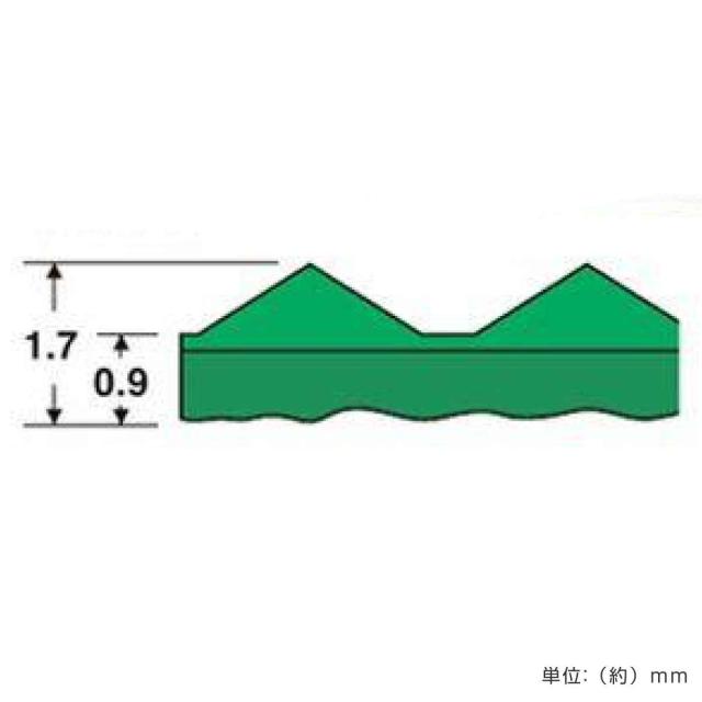 防音すべり止めマット 業務用 ピラミッドタイプ 91cm幅×20ｍ （ 法人限定 塩ビシート 滑り止めマット ゴム マット 床材 滑り止め 幅90cm 防炎適合品 床 すべり止め ノンスリップ 防音 防滑 ラバーマット ゴムマット ゴムシート ）_2