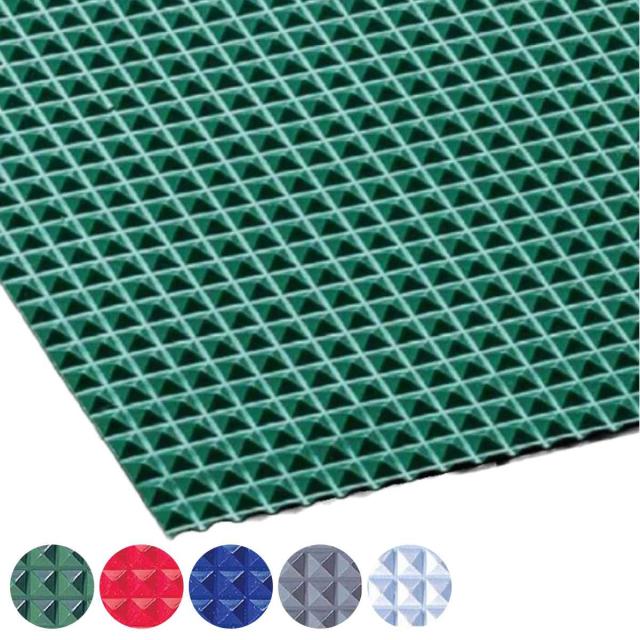 防音すべり止めマット 業務用 ピラミッドタイプ 91cm幅×20ｍ （ 法人限定 塩ビシート 滑り止めマット ゴム マット 床材 滑り止め 幅90cm 防炎適合品 床 すべり止め ノンスリップ 防音 防滑 ラバーマット ゴムマット ゴムシート ）