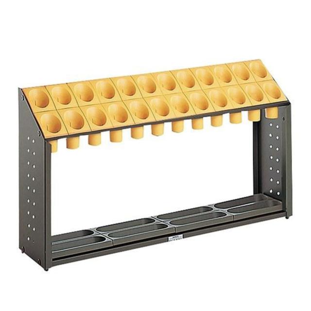 傘立て 業務用 オブリークアーバン 24本収納 （ 法人限定 業務用傘立て アンブレラスタンド 傘スタンド シュート式 傘たて 24本 転倒防止用ウエイト付き 組立式 かさたて かさ立て カサ立て アンブレラホルダー 水受け皿付き ）