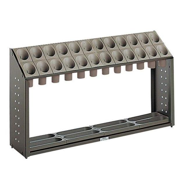 傘立て 業務用 オブリークアーバン 24本収納 （ 法人限定 業務用傘立て アンブレラスタンド 傘スタンド シュート式 傘たて 24本 転倒防止用ウエイト付き 組立式 かさたて かさ立て カサ立て アンブレラホルダー 水受け皿付き ）