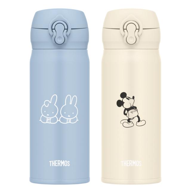 サーモス 水筒 400ml 真空断熱ケータイマグ ミッフィー ミッキー JNL