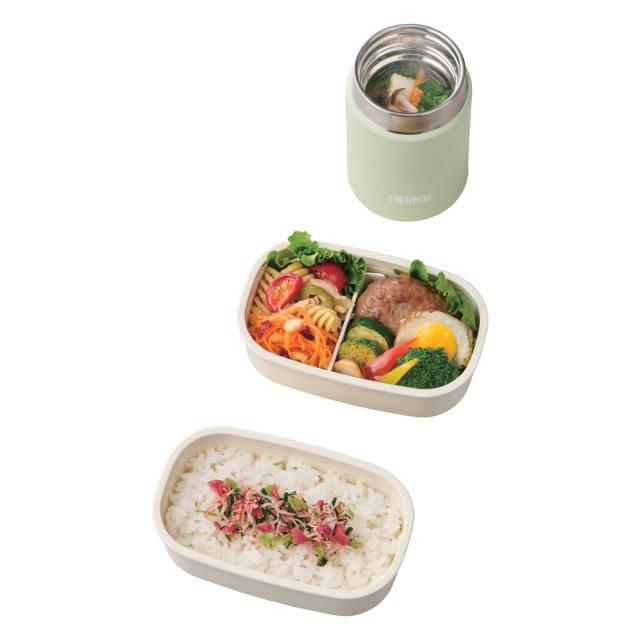 サーモス 弁当箱セット 800ml 真空断熱スープランチセット JEH-800