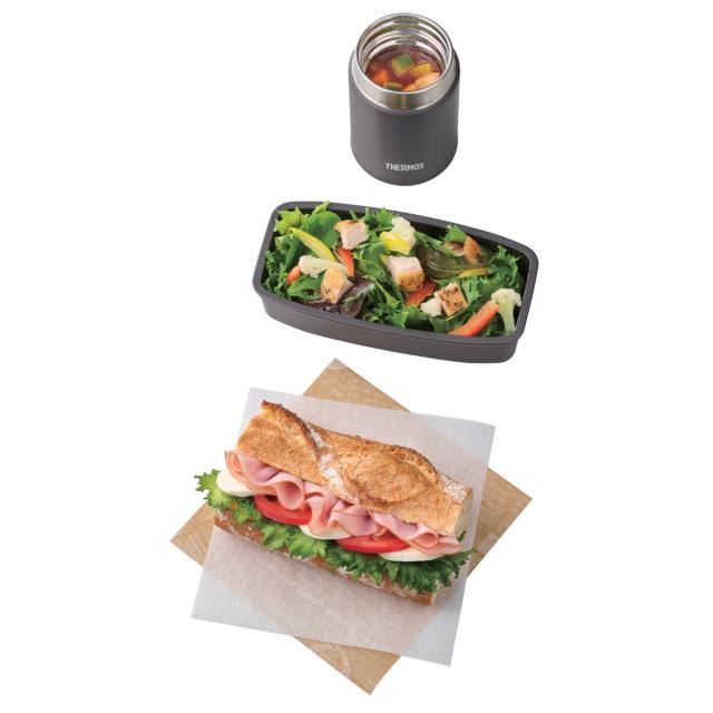 サーモス 弁当箱セット 1L 1000ml 真空断熱スープランチセット JEH