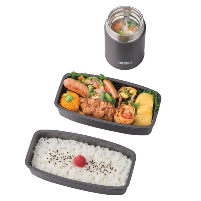サーモス 弁当箱セット 1L 1000ml 真空断熱スープランチセット JEH
