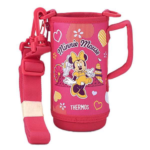 ハンディポーチ（ストラップ付） 水筒 部品 サーモス(thermos) FHO-600WFDS 専用 ミッキーマウス （ すいとう パーツ 水筒カバー ポーチ ケース ）