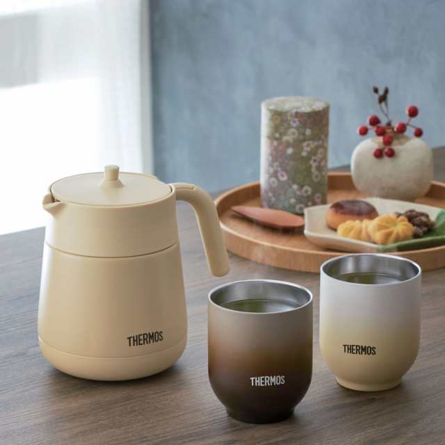 サーモス ティーポット 真空断熱 700ml TTE-700 ステンレス （ THERMOS