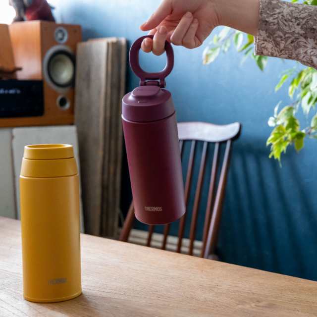 水筒 サーモス 水筒 500ml 取っ手付き ステンレス 真空断熱