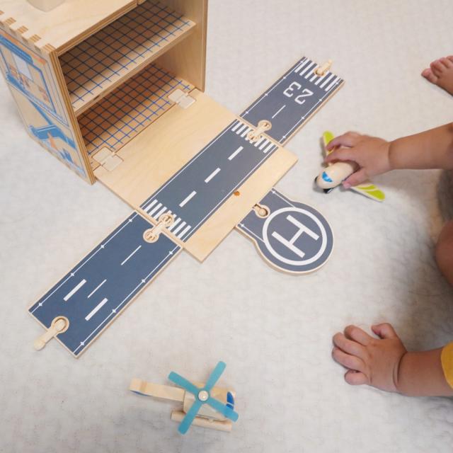 おもちゃ ウッドボックス 飛行機 木製 （ 木製おもちゃ 木のおもちゃ