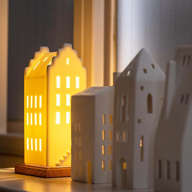 テーブルライト LIGHT HOUSE テーブルランプ gram eight グラムエイト （ 卓上 ライト ランプ 照明 間接照明 陶器 ハウス 北欧 お家 照明器具 おしゃれ シンプル かわいい ）_9