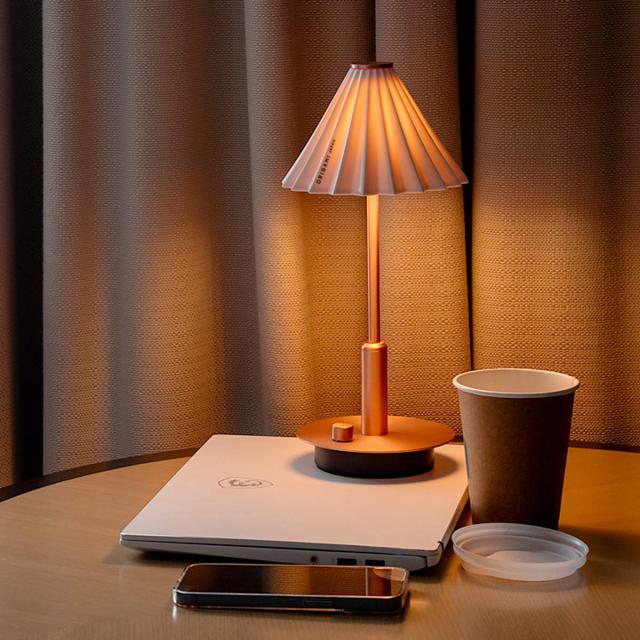 テーブルライト LED電球付き 無段階調光 USB充電 ORIGAMI LAMP オリガミランプ gram eight グラムエイト （ ポータブルランプ コードレス 間接照明 卓上 PORTABLE テーブルランプ ドリッパー ポータブルライト USBケーブル付 ）_13