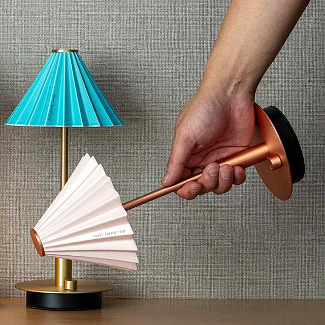 テーブルライト LED電球付き 無段階調光 USB充電 ORIGAMI LAMP オリガミランプ gram eight グラムエイト （ ポータブルランプ コードレス 間接照明 卓上 PORTABLE テーブルランプ ドリッパー ポータブルライト USBケーブル付 ）_5