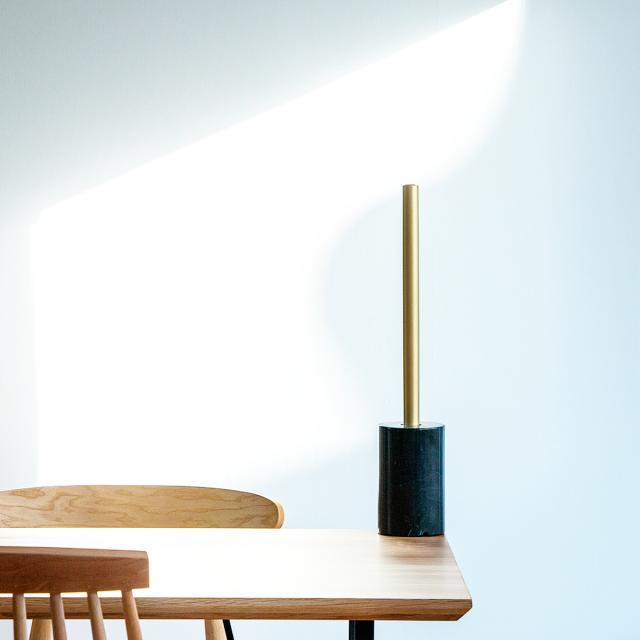 フロアライト LED ブラス リモコン付き アプリ対応 ショートマンクス 間接照明 gram eight グラムエイト （ 真鍮 スタンドライト バーライト 調光 調色 おしゃれ スタイリッシュ モダン ライト 照明 ）_4