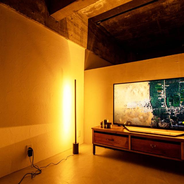 フロアライト LED ブラス リモコン付き ネオマンクス 間接照明 gram eight グラムエイト （ 真鍮 スタンドライト ライト バーライト 調光 調色 照明 おしゃれ スタイリッシュ モダン Smart Life対応 ）_10