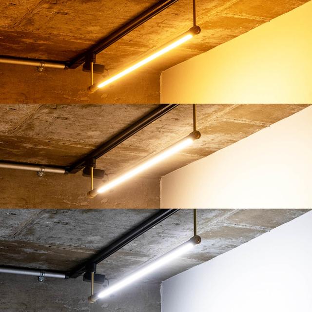 シーリングライト LED ブラス リモコン付き アプリ対応 ネオマンクス ダクトレール 間接照明 gram eight グラムエイト （ 真鍮 バーライト ライト 照明器具 スリム 照明 横 調光 調色 おしゃれ ）_10