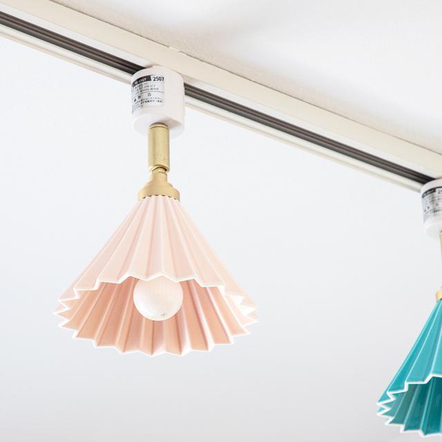 スポットライト 1灯 LED電球付き ORIGAMI LAMP オリガミランプ ダクトレール用 gram eight グラムエイト （ ダクトレール ダクトレール照明 照明器具 ライティングレール 角度調節 電球付き ドリッパー 陶磁器 職人 手仕事 おしゃれ ）_17