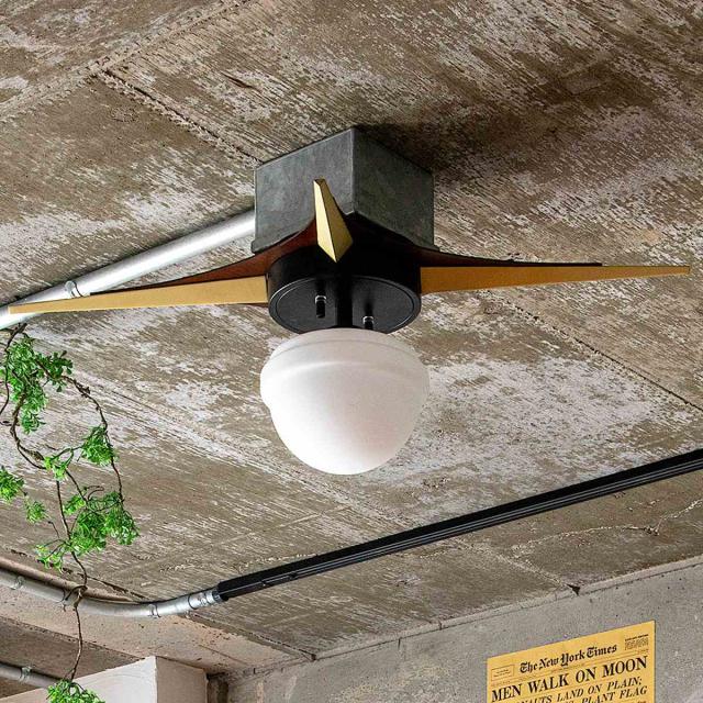 シーリングライト 1灯 LED電球付き BERIAN gram eight グラムエイト （ 天井照明 照明 照明器具 電気 星形 ミッドセンチュリー 玄関 廊下 階段 寝室 おしゃれ 電球付き ）_11