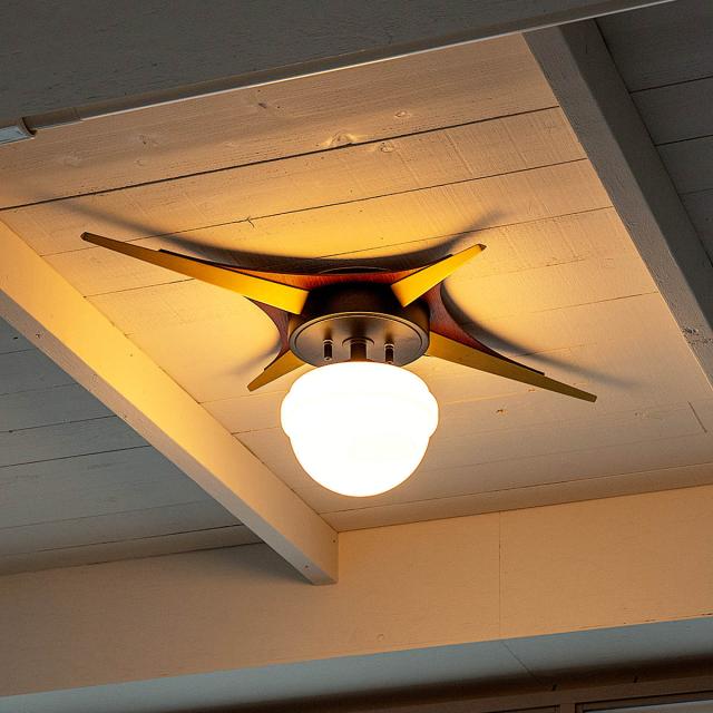 シーリングライト 1灯 LED電球付き BERIAN gram eight グラムエイト （ 天井照明 照明 照明器具 電気 星形 ミッドセンチュリー 玄関 廊下 階段 寝室 おしゃれ 電球付き ）_8