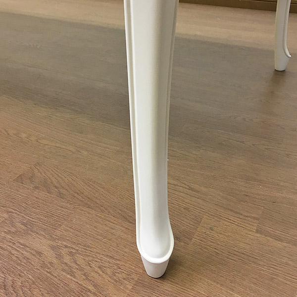 ダイニングテーブル 木製 クラシック調 猫脚 フルール 幅140cm （ テーブル 食卓 机 開梱設置 開梱設置無料 天然木 2人用 二人用 4人用 四人用 140cm 140センチ 長方形 お洒落 おしゃれ ）_4