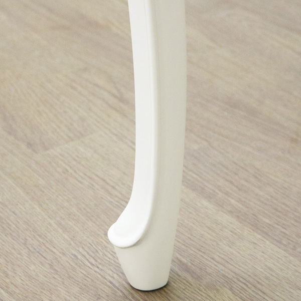 ダイニングテーブル 幅85cm フルール 木製 テーブル 白家具 姫系 家具 猫脚 クラシック調 （ 開梱設置 木製テーブル 食卓テーブル 机 つくえ ヨーロピアン 正方形 食卓机 リビングテーブル 2人掛け おしゃれ アンティーク ）_12