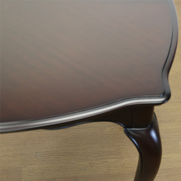 ダイニングテーブル 幅85cm フルール 木製 テーブル 白家具 姫系 家具 猫脚 クラシック調 （ 開梱設置 木製テーブル 食卓テーブル 机 つくえ ヨーロピアン 正方形 食卓机 リビングテーブル 2人掛け おしゃれ アンティーク ）_15