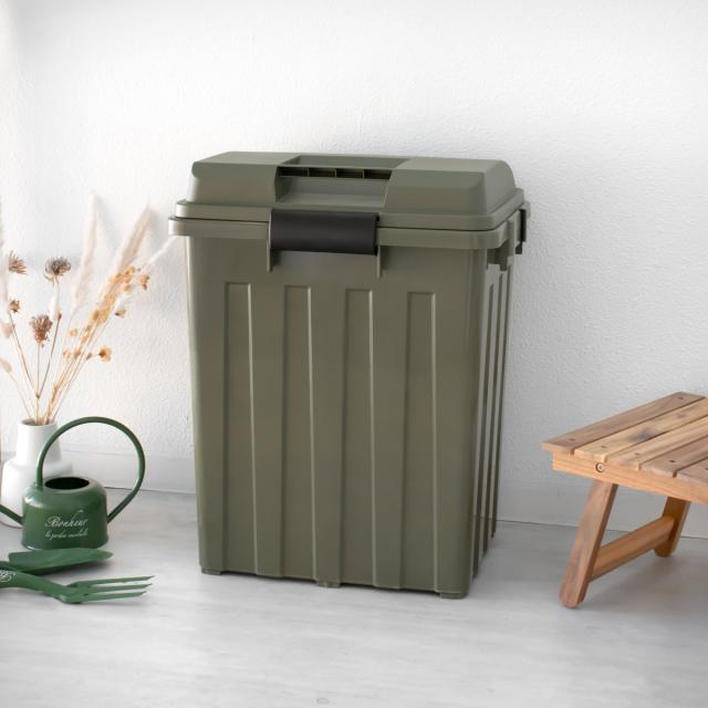 ゴミ箱 70L 屋外兼用 同色4個セット 連結ハンドルペール （ ごみ箱 70リットル 同色 4個セット 屋外 屋内 大容量 連結可能 ハンドル 外用 大きい ふた付き ハンドルペール 分別 収納庫 ストッカー 収納 玄関 ）_14
