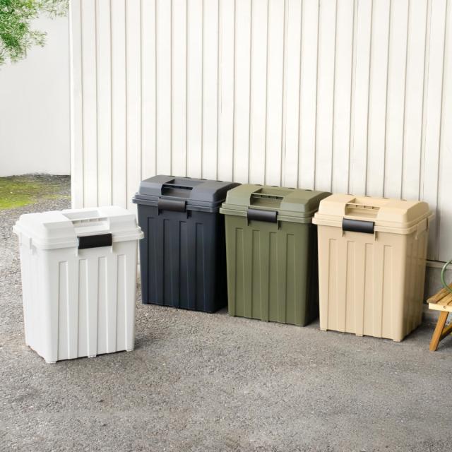 ゴミ箱 70L 屋外兼用 同色4個セット 連結ハンドルペール （ ごみ箱 70リットル 同色 4個セット 屋外 屋内 大容量 連結可能 ハンドル 外用 大きい ふた付き ハンドルペール 分別 収納庫 ストッカー 収納 玄関 ）_16