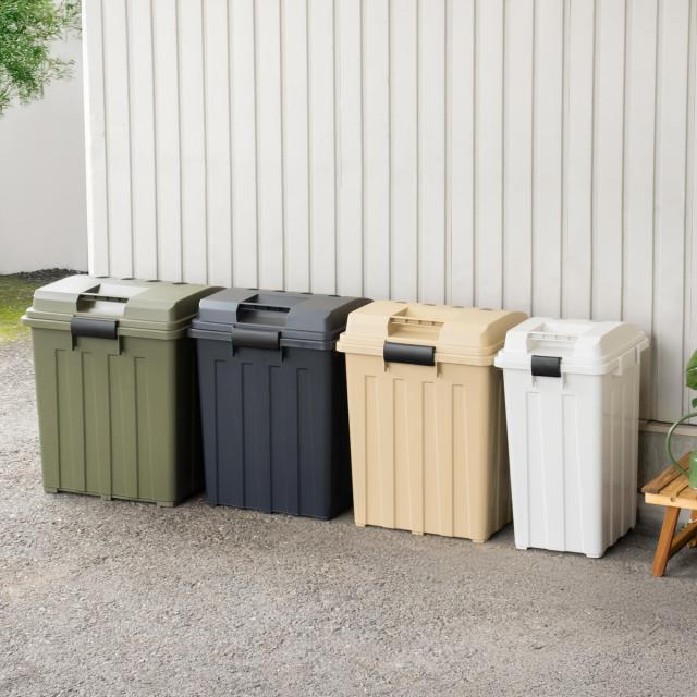 ゴミ箱 70L 屋外兼用 同色4個セット 連結ハンドルペール （ ごみ箱 70リットル 同色 4個セット 屋外 屋内 大容量 連結可能 ハンドル 外用 大きい ふた付き ハンドルペール 分別 収納庫 ストッカー 収納 玄関 ）_18