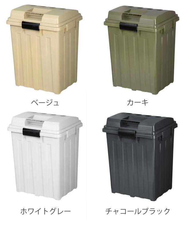 ゴミ箱 70L 屋外兼用 同色4個セット 連結ハンドルペール （ ごみ箱 70リットル 同色 4個セット 屋外 屋内 大容量 連結可能 ハンドル 外用 大きい ふた付き ハンドルペール 分別 収納庫 ストッカー 収納 玄関 ）_3