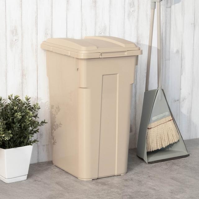 ゴミ箱 45L 連結カラー分別ペール 屋外兼用 （ ごみ箱 45リットル ふた