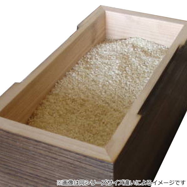 米びつ 桐製 20kg 焼桐 （ 米櫃 ライスボックス ライスストッカー 20kg用 20キロ おすすめ 桐 和風 桐製米びつ お米 収納 キッチン収納 ストッカー 保存 キッチン こめびつ 米びつ 20kg 桐）_2