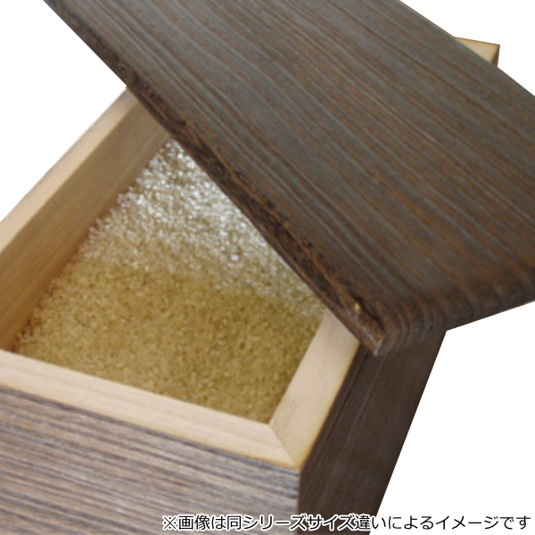 米びつ 桐製 20kg 焼桐 （ 米櫃 ライスボックス ライスストッカー 20kg用 20キロ おすすめ 桐 和風 桐製米びつ お米 収納 キッチン収納 ストッカー 保存 キッチン こめびつ 米びつ 20kg 桐）_3