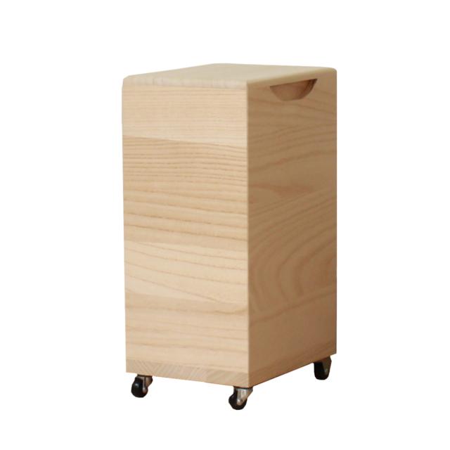 米びつ 10kg 桐の米びつ 縦長型 無地 キャスター付き （ 密閉 日本製