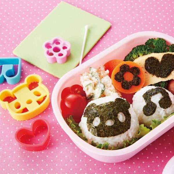 のり抜き型セット バラエティ 子供 海苔カッター お弁当グッズ お弁当作り キャラ弁 デコ弁 くま ハート型 音符 花 のり抜き型 の通販はau Pay マーケット お弁当グッズのカラフルbox