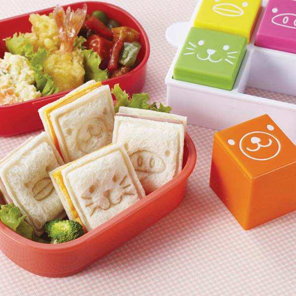 抜き型 食パン アニマルトイ お弁当グッズ 型 ぬき型 弁当 幼稚園 保育園 ミニサイズ サンドウィッチ 動物柄 アニマル 正方形 デコ弁 の通販はau Pay マーケット お弁当グッズのカラフルbox