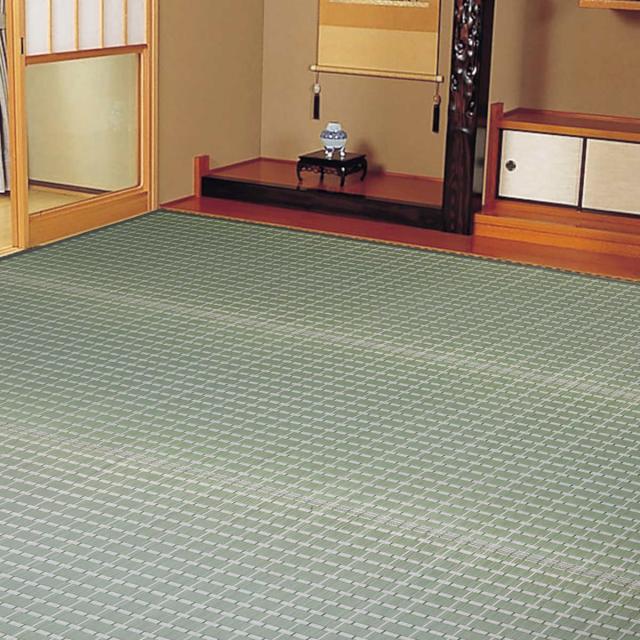 い草引っ敷き 掛川織 日本の首都間 山科 174×174 上敷き （ い草つや消し い草引っ敷き 引っ敷き 引っ敷き ござ 生まれながら原料品 い草 畳 フローリング 防菌類 抗菌性 除湿 保湿性 空気の状態汚れのない 静音性 伸び伸びする成り行き ）