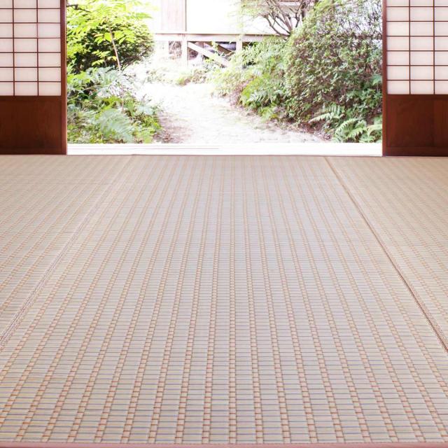 い草引っ敷き 掛川織 日本の首都間 春日 174×174 上敷き （ い草つや消し い草引っ敷き 引っ敷き 引っ敷き ござ 生まれながら原料品 い草 畳 フローリング 防菌類 抗菌性 除湿 保湿性 空気の状態汚れのない 静音性 伸び伸びする成り行き ）