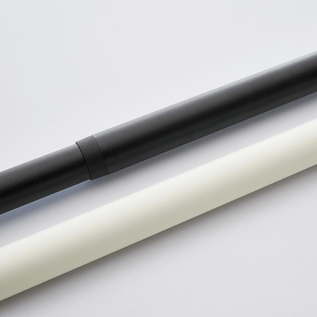 室内物干し ランドリーバー 高さ45cm 吊りポール同色2個セット TOSO LB1 本体バー別売り （ 室内干し 天井ポール 吊り下げ金具 2個 2本 45cm 物干し 吊り下げ 部屋干し 金具のみ コンパクト 収納 壁収納 インテリア オシャレ ）_11