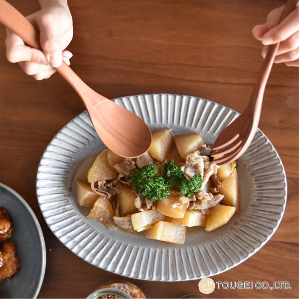 サーバースプーン WOODN 23cm 取り分けスプーン スプーン 天然木