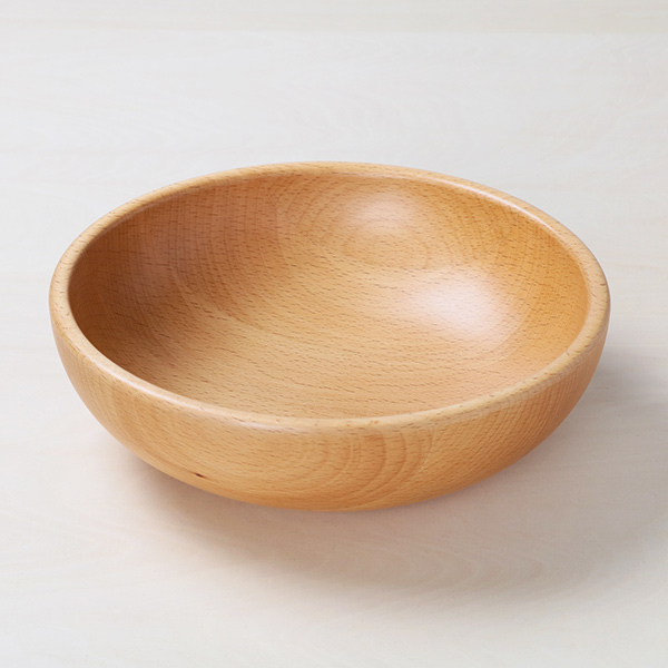 ボウル 23cm L サラダボウル 木製 皿 食器 洋食器 天然木 ビーチ