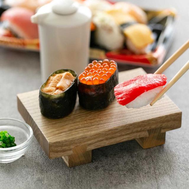 寿司下駄 S 15cm SUSHIGETA 天然木 （ 寿司盛り台 寿司ゲタ 盛台 盛り