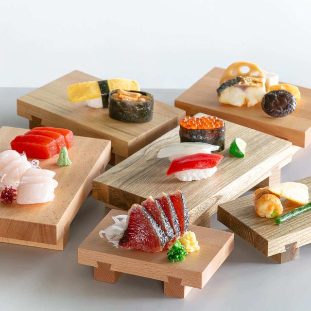 寿司下駄 S 15cm SUSHIGETA 天然木 （ 寿司盛り台 寿司ゲタ 盛台 盛り